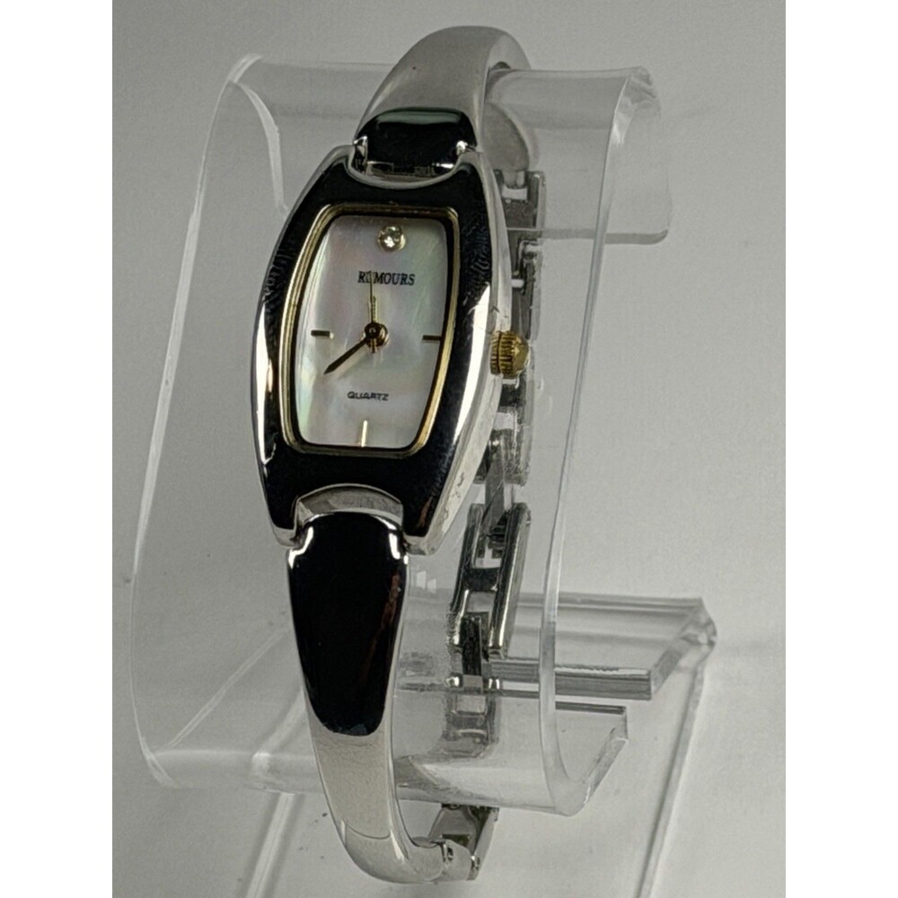 Rumours Women’s Quartz Silver Tone Pearlescent Dial Bracelet Watch Fresh Battery